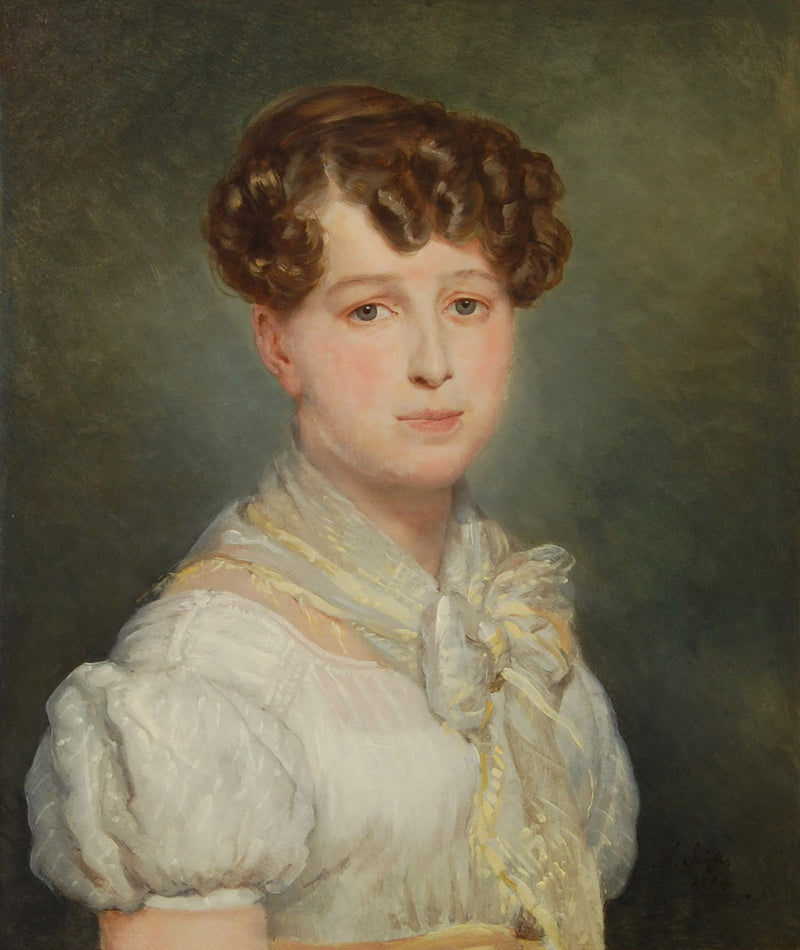 Retrato de uma jovem mulher - Ary Scheffer