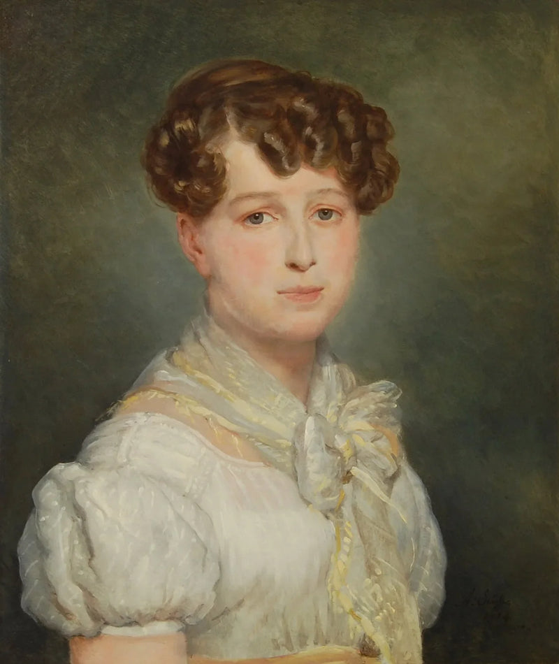 Retrato de uma jovem mulher - Ary Scheffer