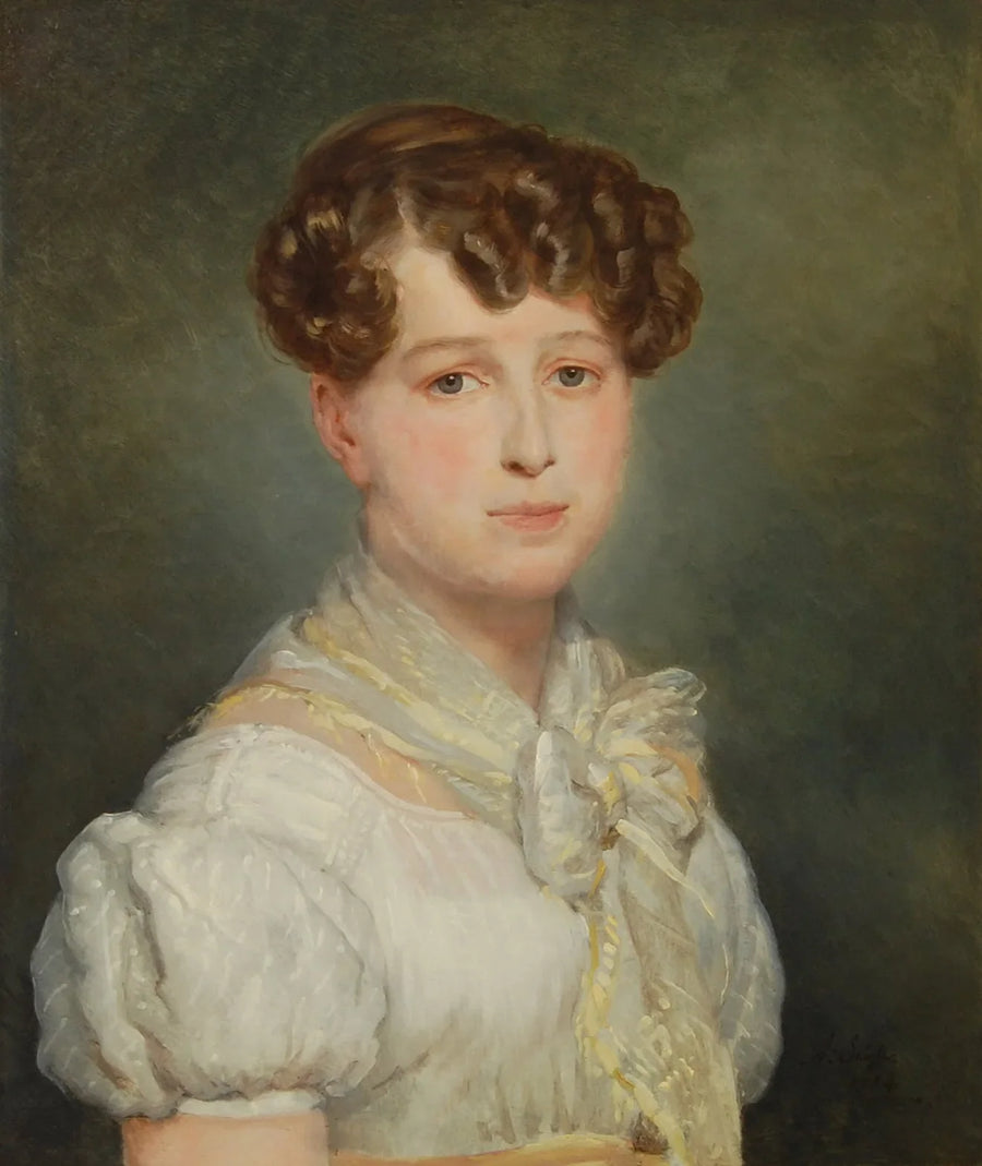 Retrato de uma jovem mulher - Ary Scheffer