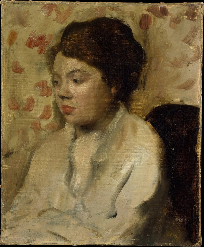 Retrato de uma jovem mulher - Edgar Degas