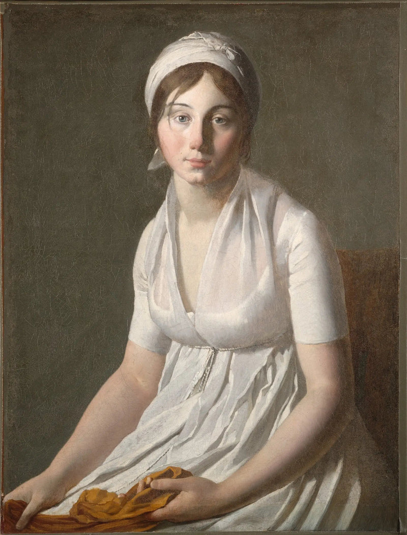 Retrato de uma jovem mulher - Jacques-Louis David