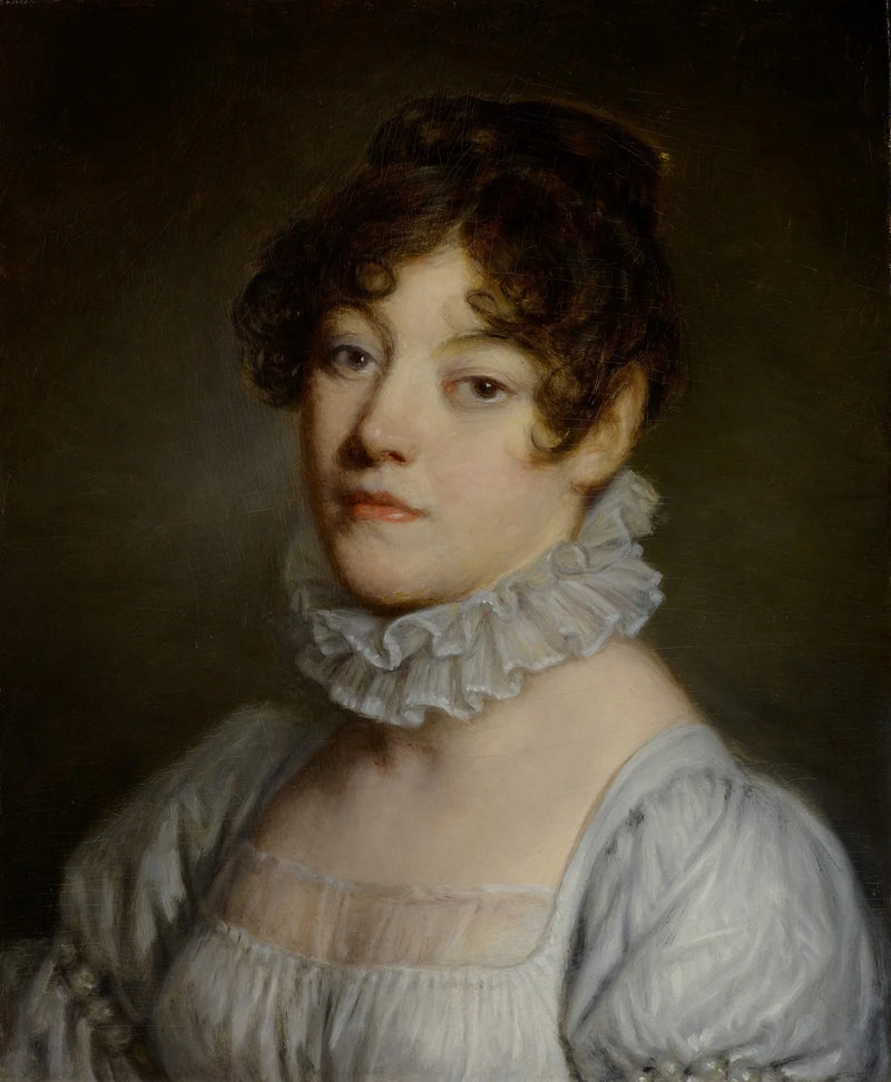 Retrato de uma jovem mulher - Jean-Baptiste Greuze