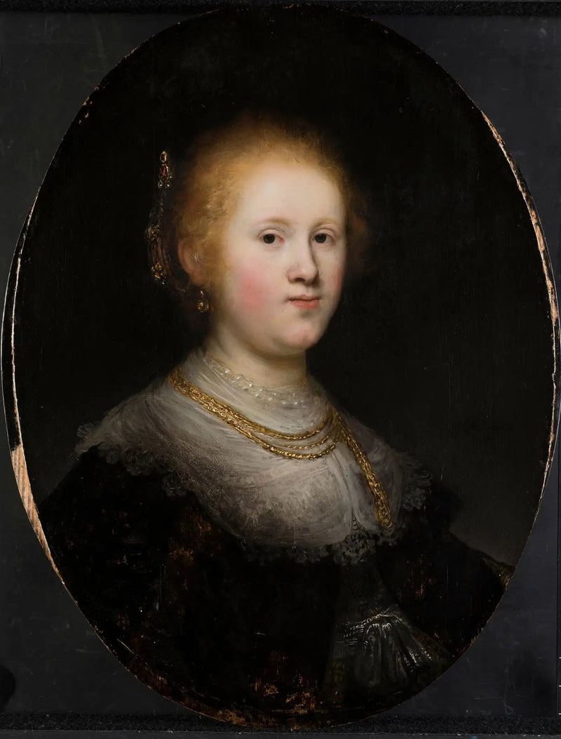 Retrato de uma jovem mulher - Rembrandt