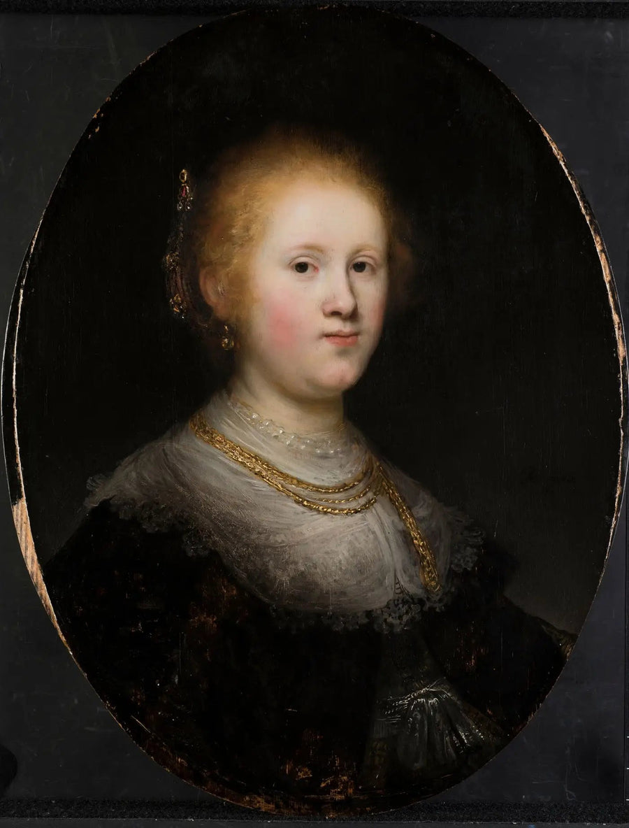 Retrato de uma jovem mulher - Rembrandt