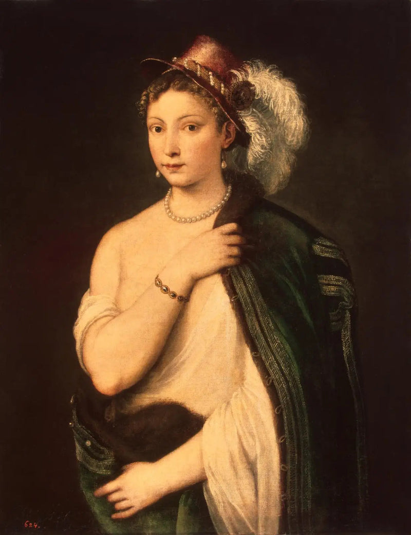 Retrato de uma jovem mulher - Titian