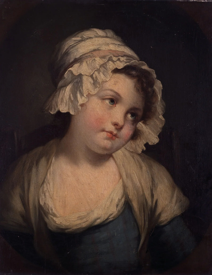 Retrato de uma jovem garota - Jean-Baptiste Greuze