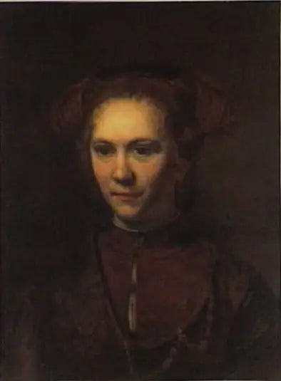 Retrato de uma jovem - Rembrandt