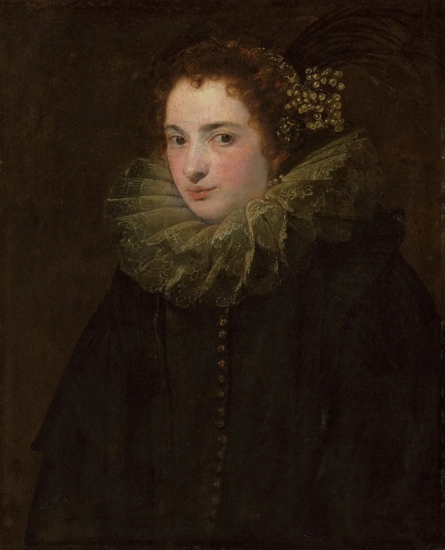 Retrato de uma mulher nobre - Antoine van Dyck