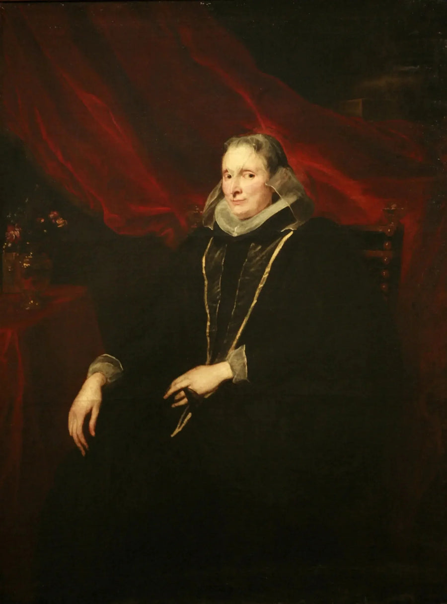 Retrato de uma nobre genovesa - Antoine van Dyck
