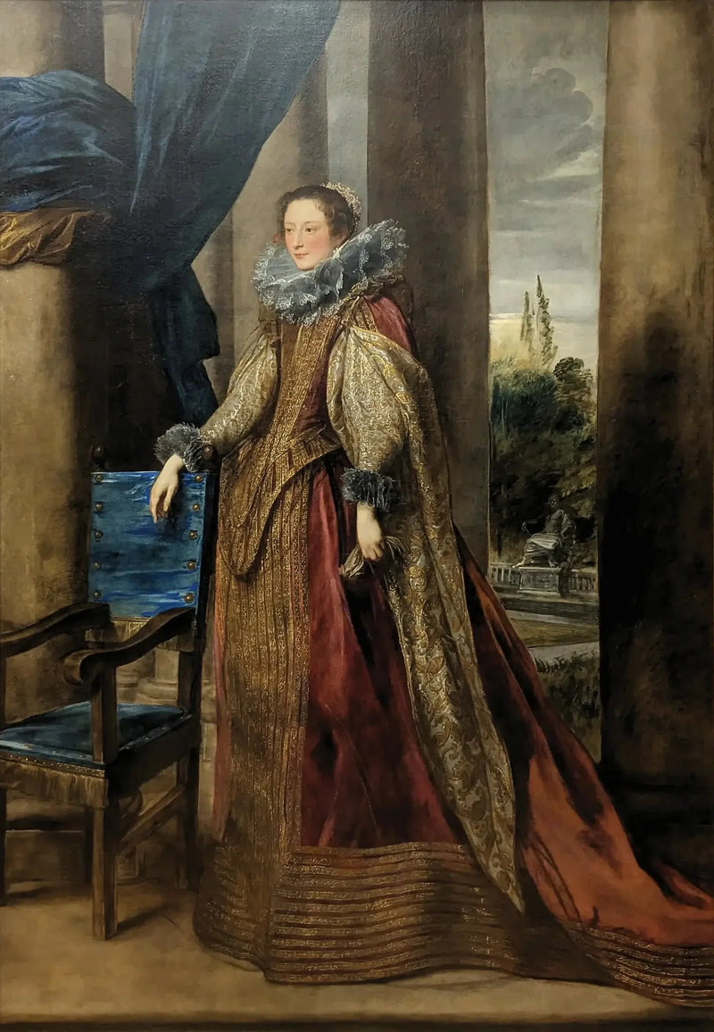 Retrato de uma nobre genovês - Antoine van Dyck