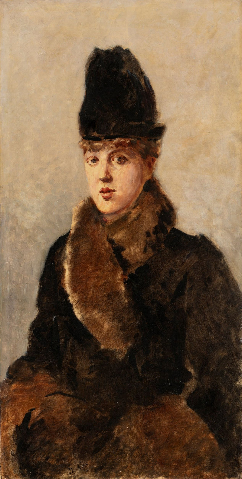 Retrato de uma parisiense - Giuseppe De Nittis