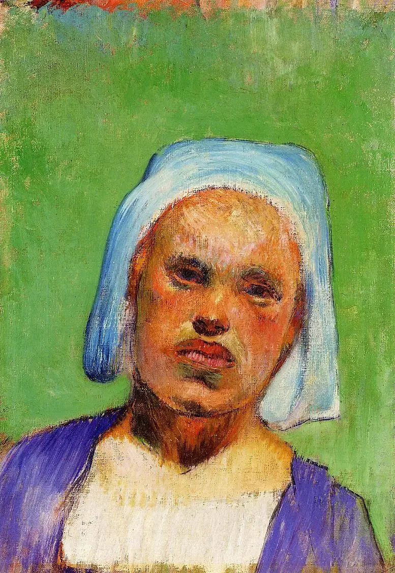Retrato de uma Pont-avennoise, talvez Marie Louarn - Paul Gauguin