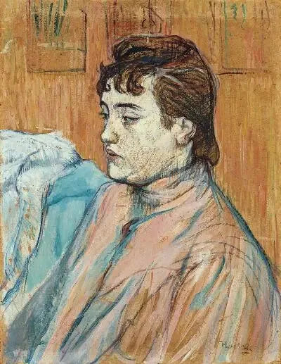 Retrato de uma prostituta - Henri de Toulouse-Lautrec