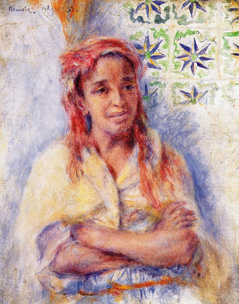 Retrato de uma velha mulher árabe - Pierre-Auguste Renoir