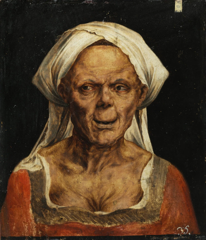 Retrato de uma idosa - Quentin Metsys