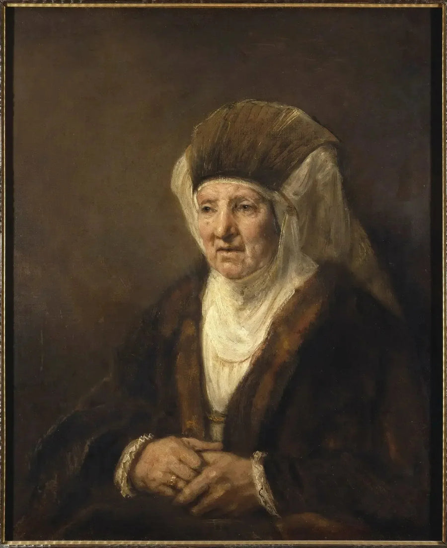 Retrato de uma velha mulher - Rembrandt