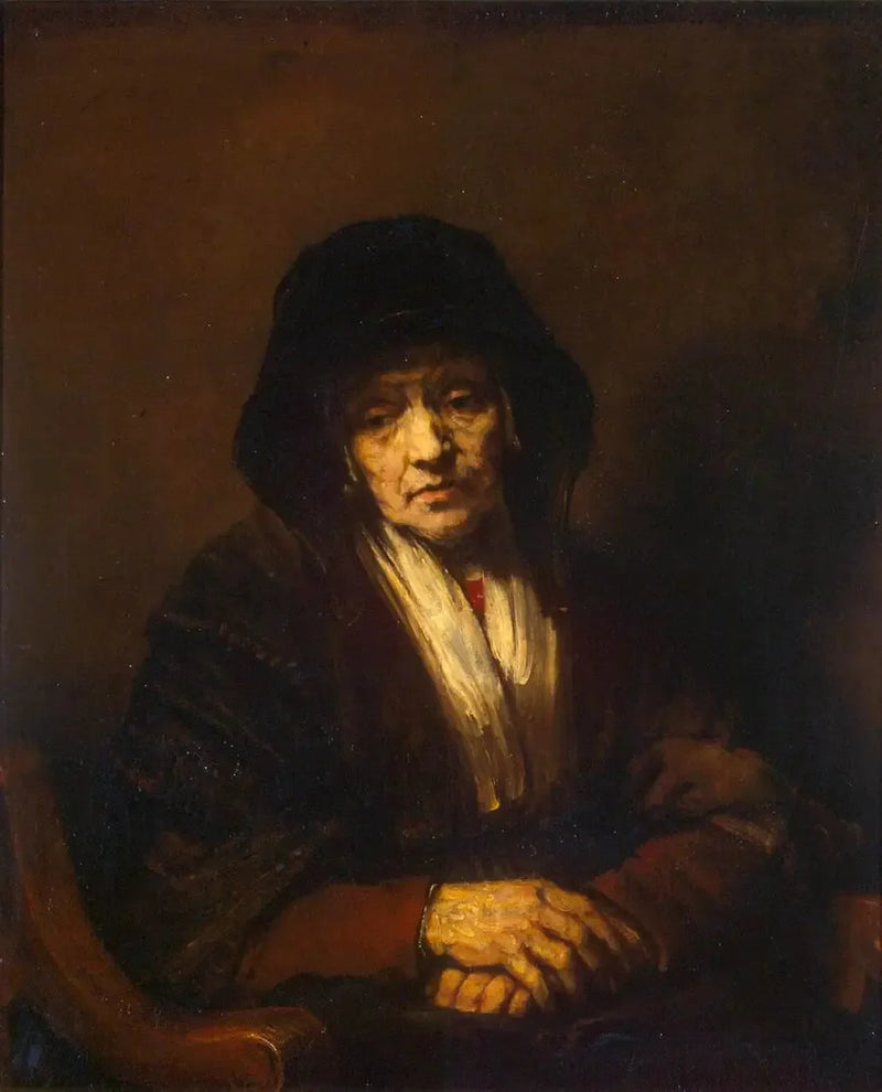 Retrato de uma velha mulher - Rembrandt