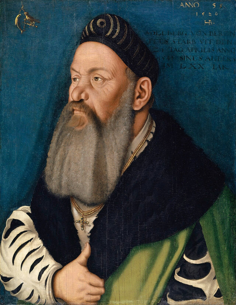 Retrato de Adelberg III. de Bärenfels - Hans Baldung Grien