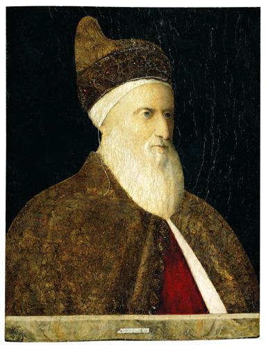Retrato de Agostino Barbarigo (c. 1420-1501) - Gentile Bellini
