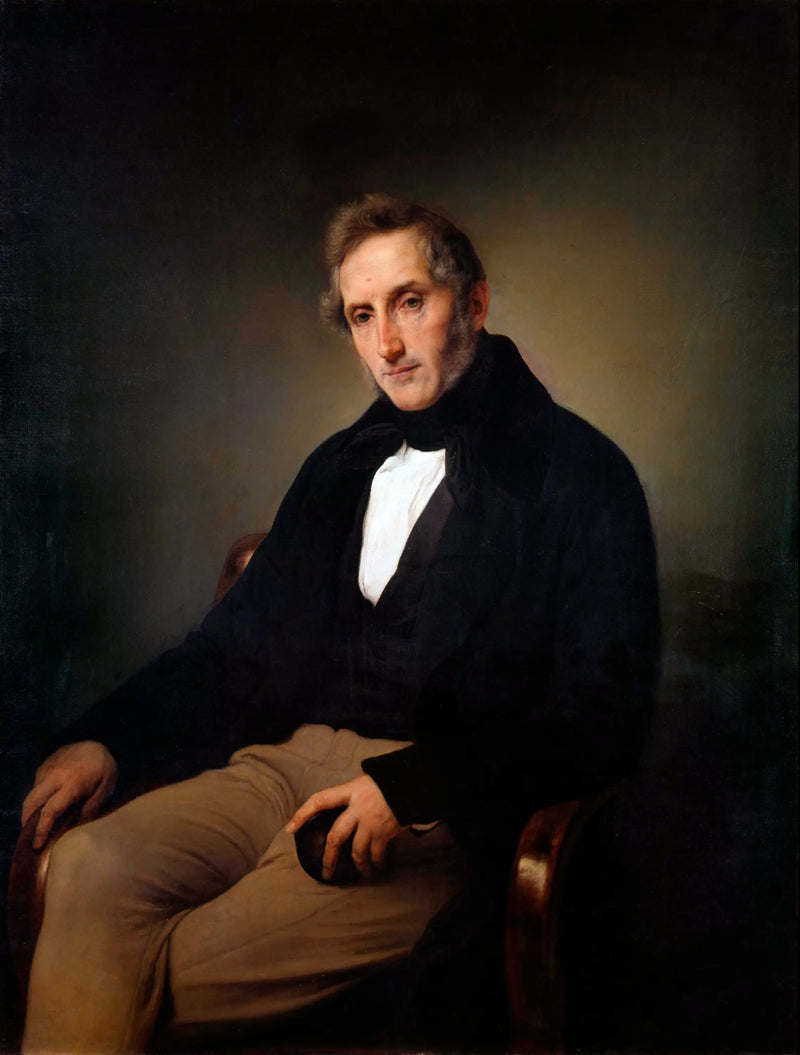 Retrato de Alessandro Manzoni - Francesco Hayez