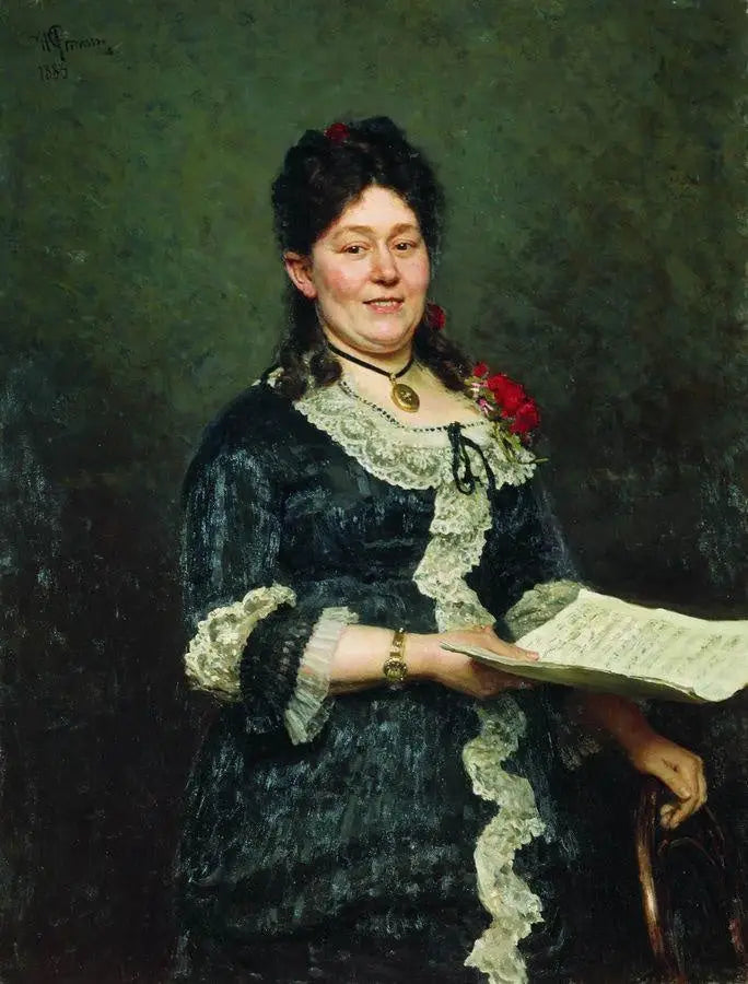 Retrato de Alexandra Molas - Ilya Repin