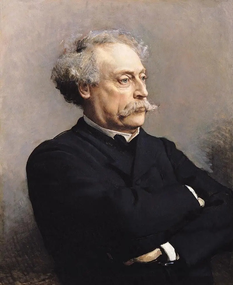 Retrato de Alexandre Dumas Filho - Léon Bonnat