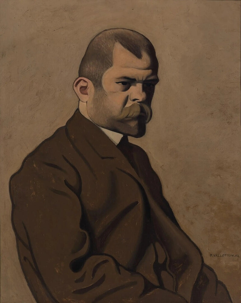 Retrato de Ambroise Vollard - Félix Vallotton