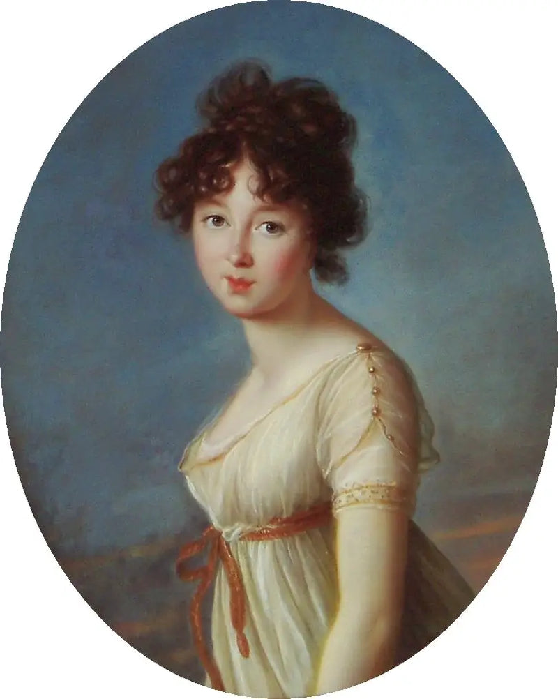 Retrato de Aniela Czartoryska, nascida Radziwiłł. - Élisabeth Vigée Le Brun