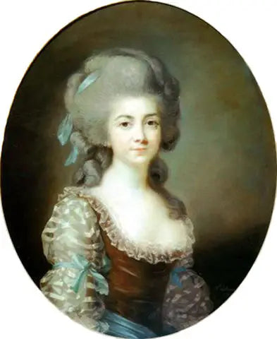 Retrato de Antoinette Saint-Huberty (1756-1812), atriz francesa. - Élisabeth Vigée Le Brun