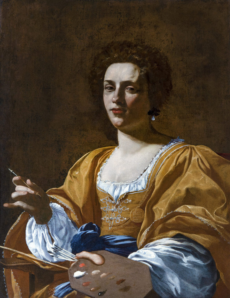Retrato de Artemisia Gentileschi - Simon Vouet