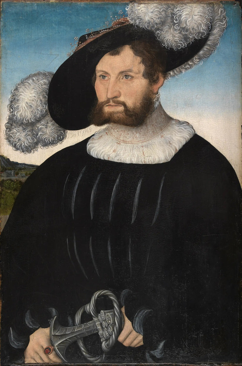 Retrato de A. de Rechenberg - Lucas Cranach, o Velho