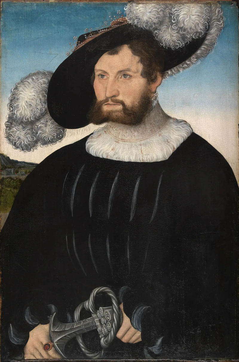 Retrato de A. de Rechenberg - Lucas Cranach, o Velho