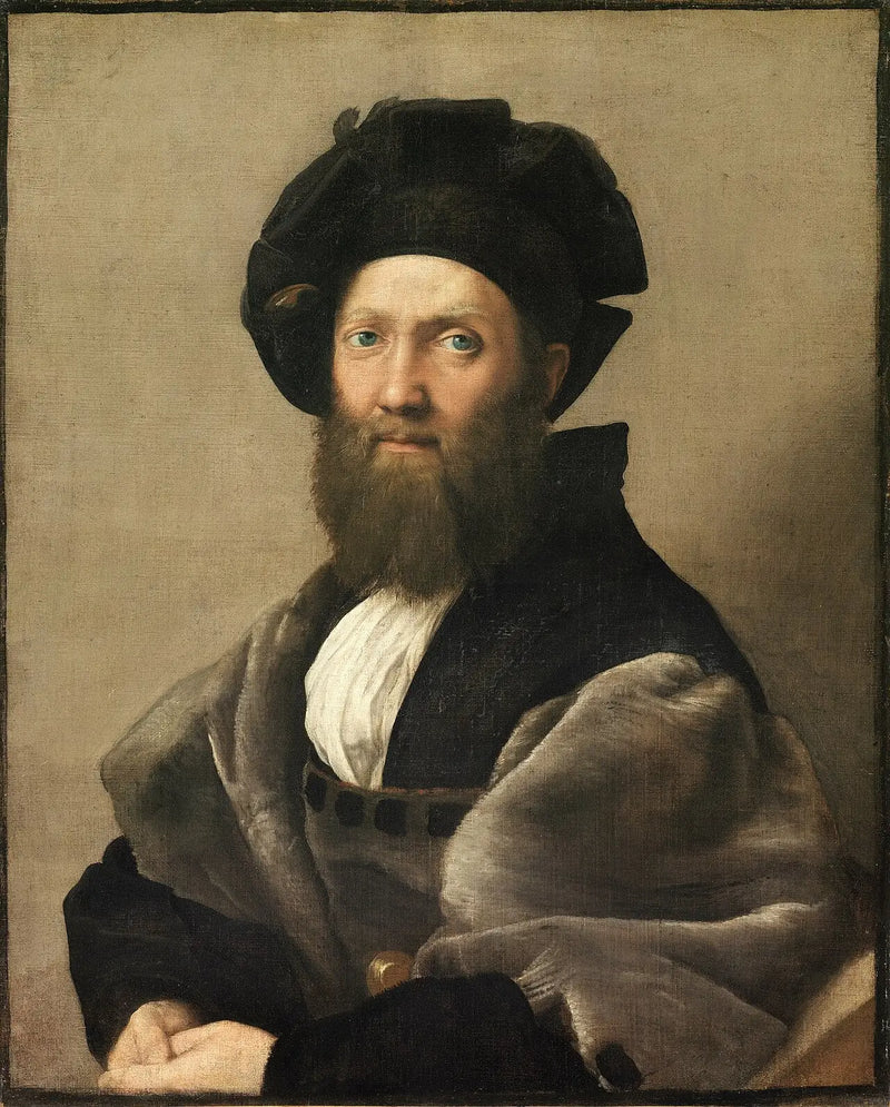 Retrato de Baldassare Castiglione - Raphaël Sanzio