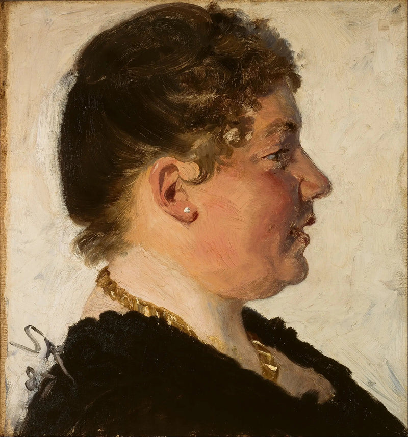 Retrato de Béatrice Diderichsen. - Peder Severin Krøyer