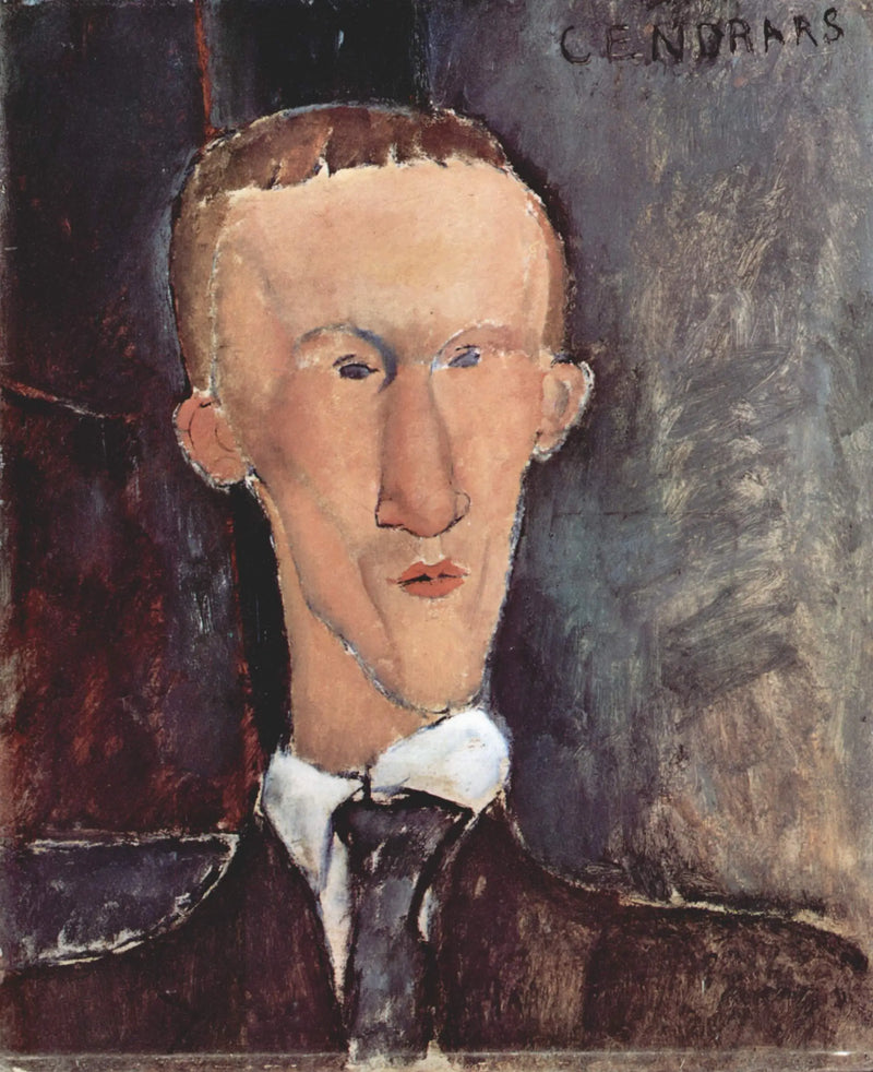 Retrato de Blaise Cendrars - Amedeo Modigliani