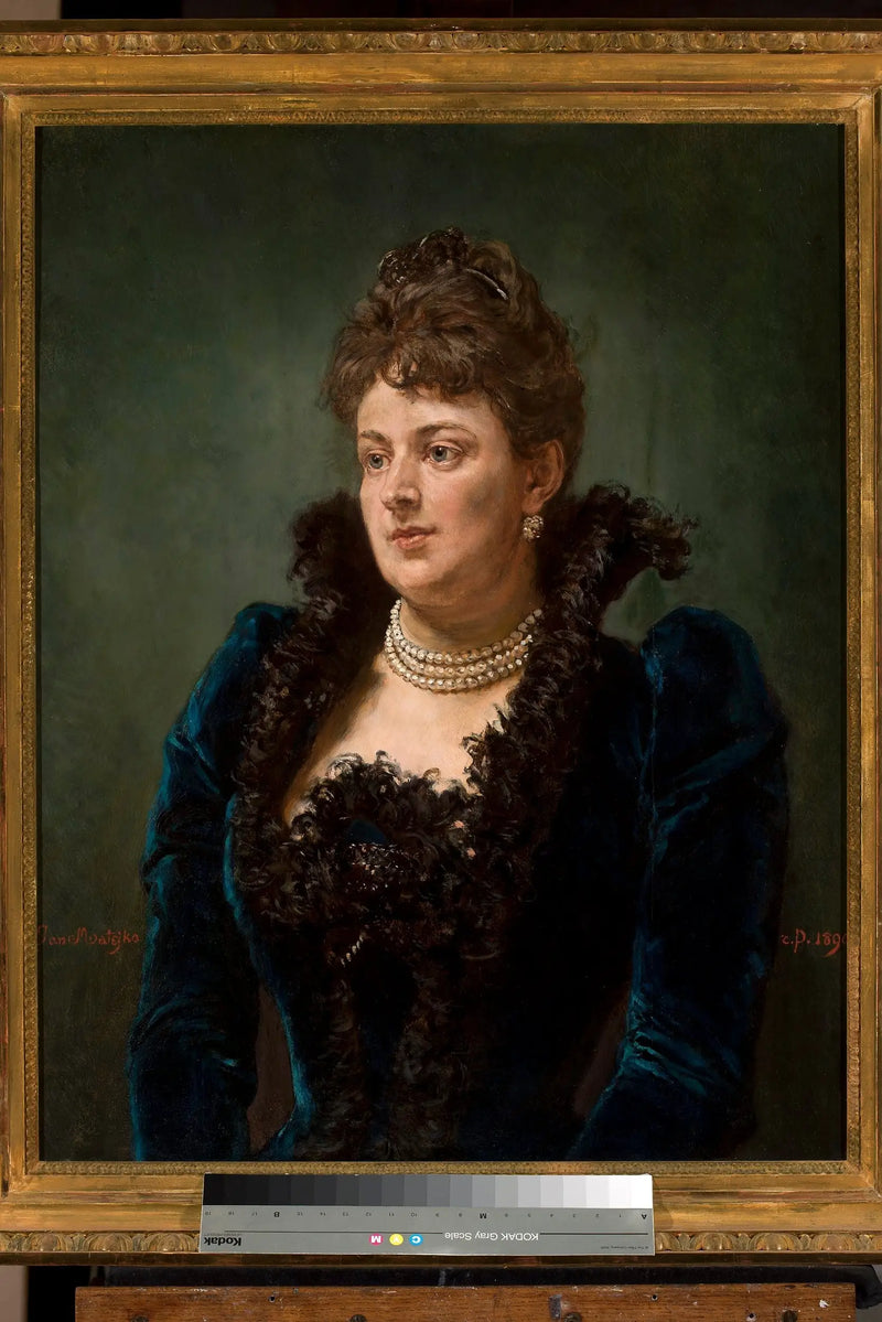 Retrato de Bona Ossowiecka - Jan Matejko