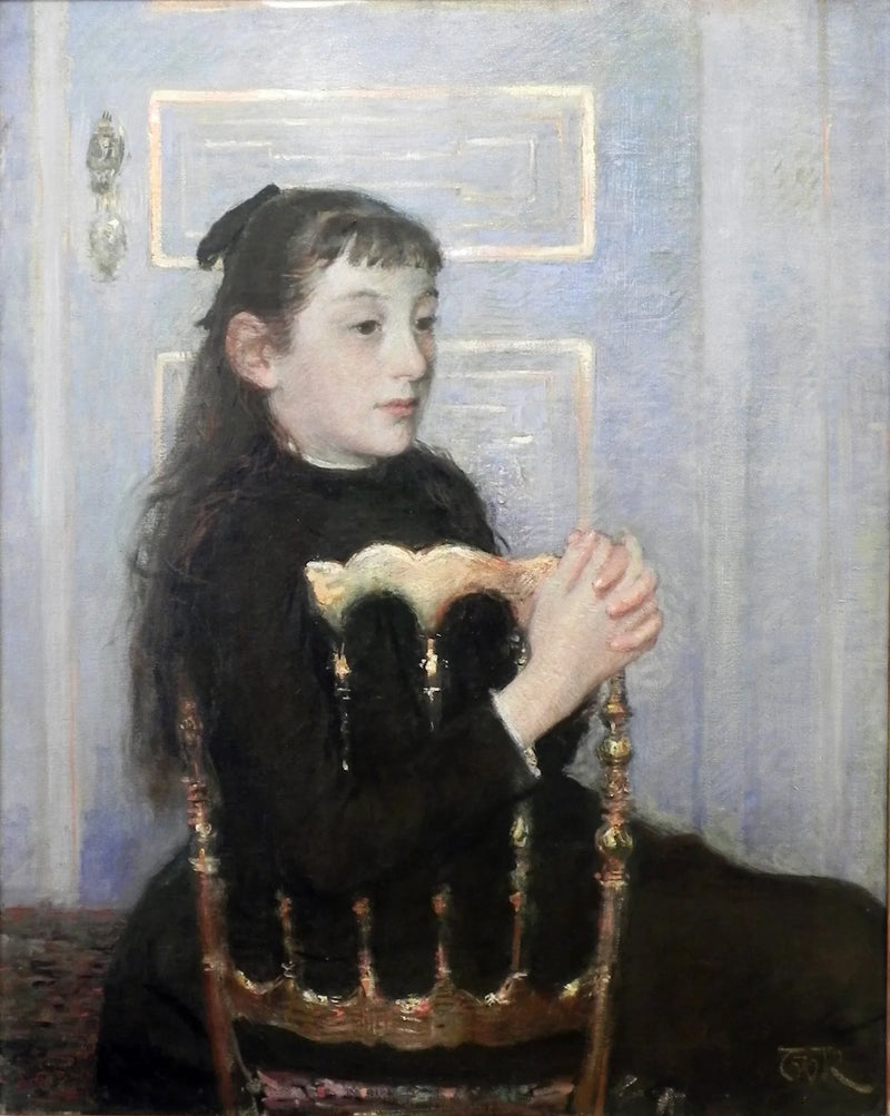 Retrato de Camille van Mons - Théodore van Rysselberghe