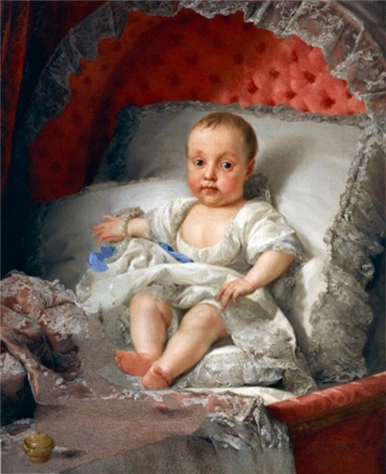 Retrato de Carlota Joaquina da Espanha (1775-1830) - Anton Raphael Mengs