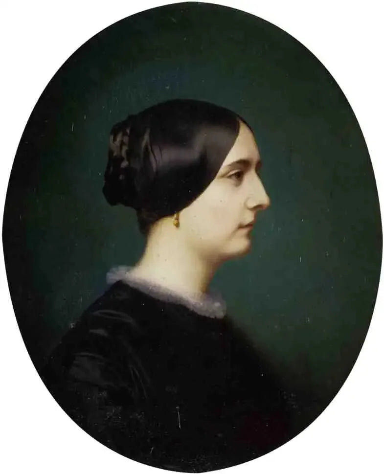 Retrato de Cécile Vitet, de perfil - Jean-Léon Gérôme