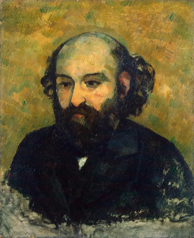 Retrato de Cezanne, segundo Renoir - Paul Cézanne