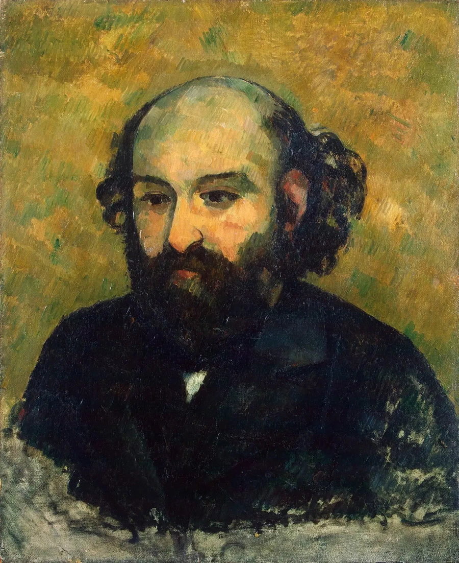 Retrato de Cezanne, segundo Renoir - Paul Cézanne