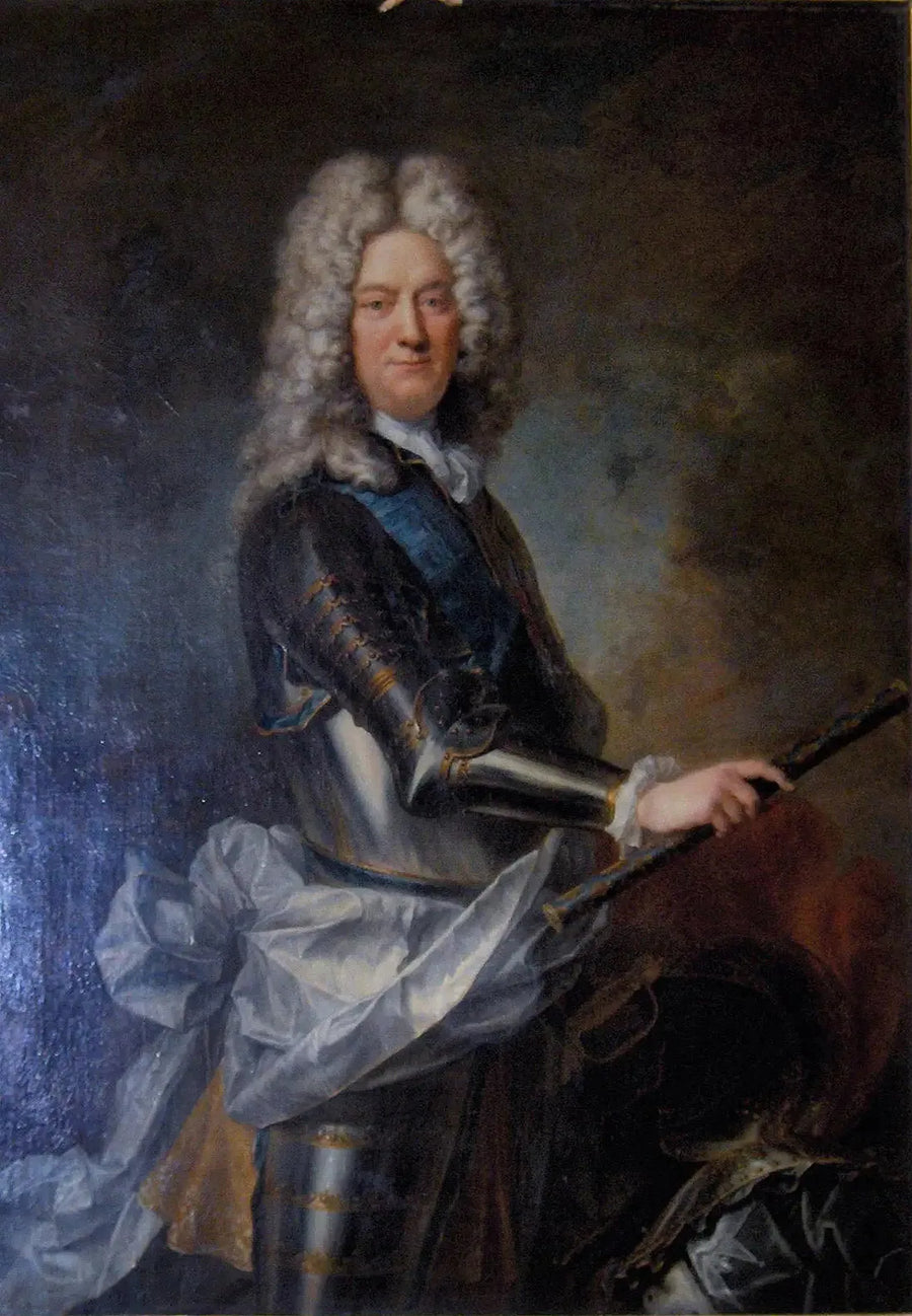 Retrato de Charles-Armand de Gontaut, duque de Biron, marechal de França - Hyacinthe Rigaud