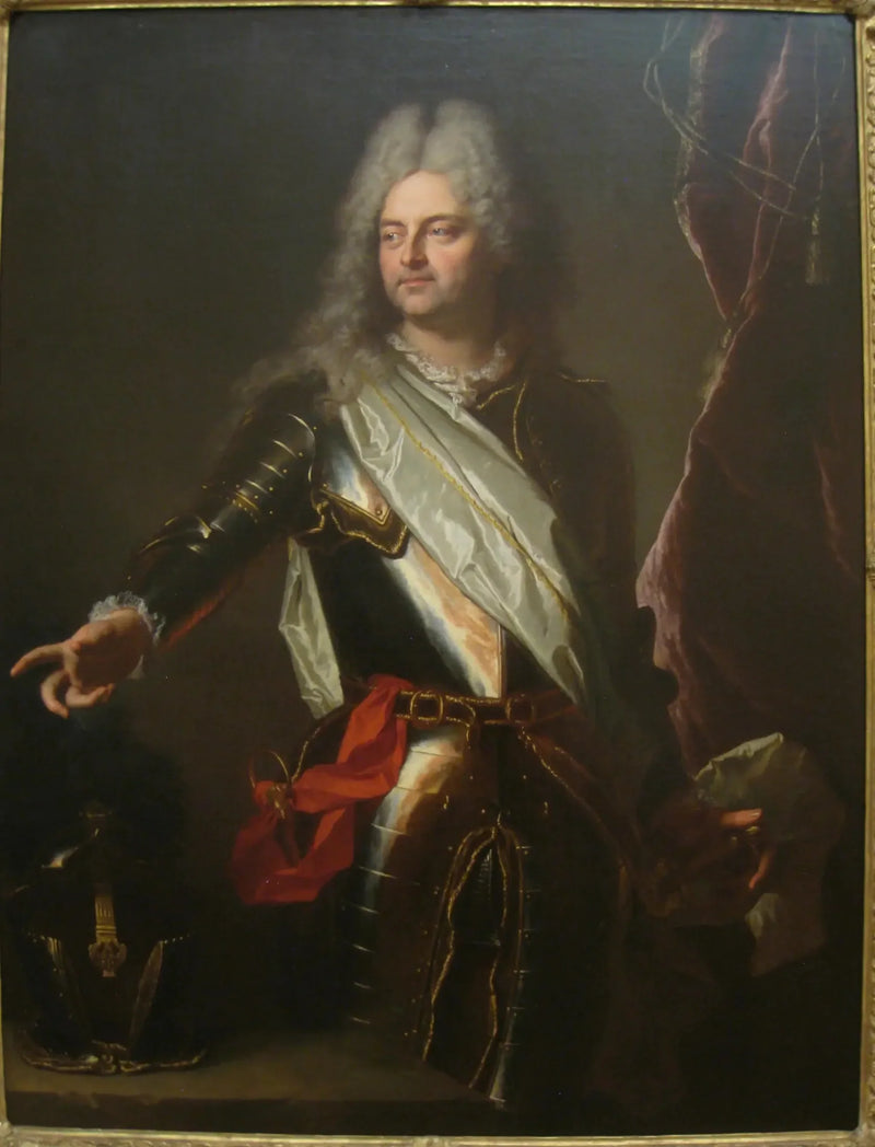 Retrato de Charles-Auguste d'Allonville, marquês de Louville - Hyacinthe Rigaud