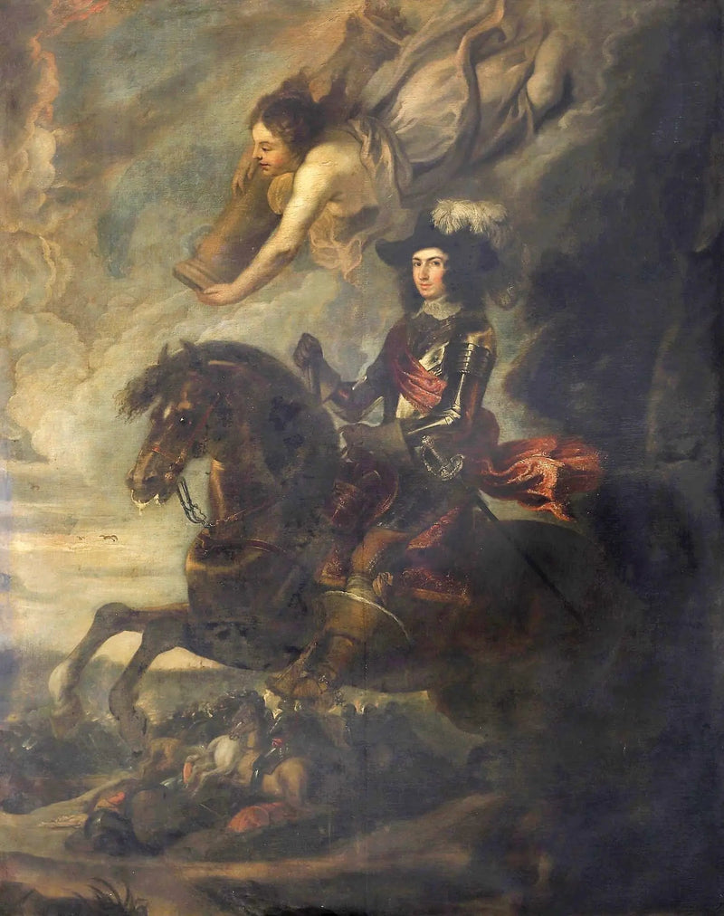 Retrato de Charles Colonna, duque de Marsi a cavalo - Peter Paul Rubens