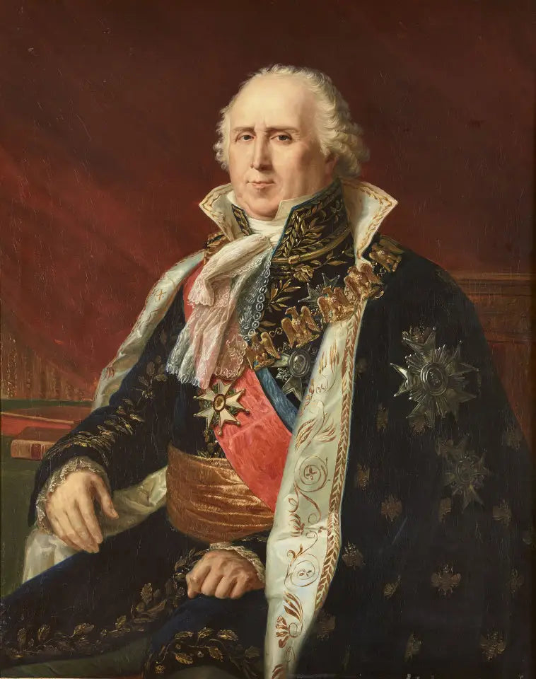 Retrato de Charles-François Lebrun, duque de Plaisance (1739-1824), arquitesoriero do Império - François Gérard