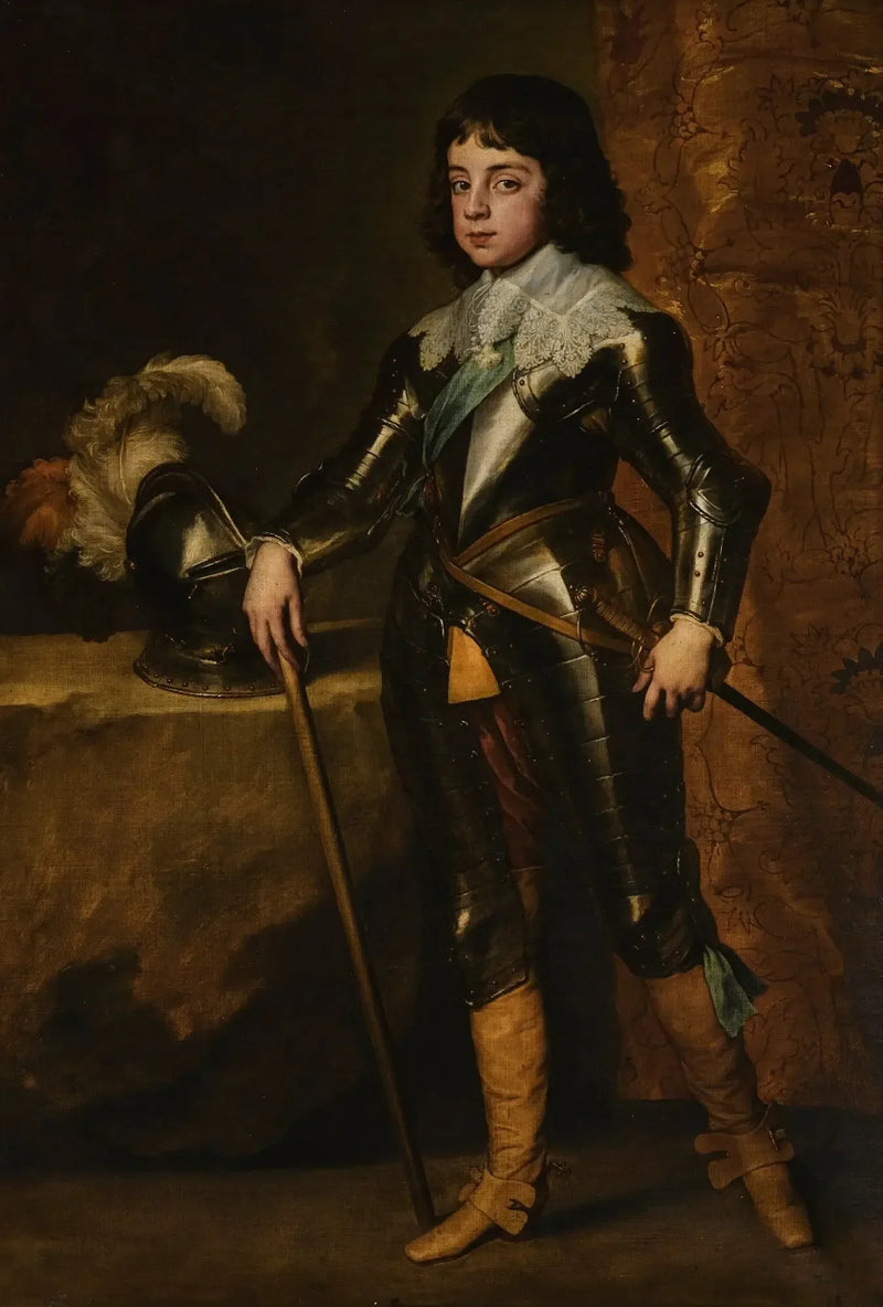 Retrato de Carlos II como príncipe de Gales - Antoine van Dyck
