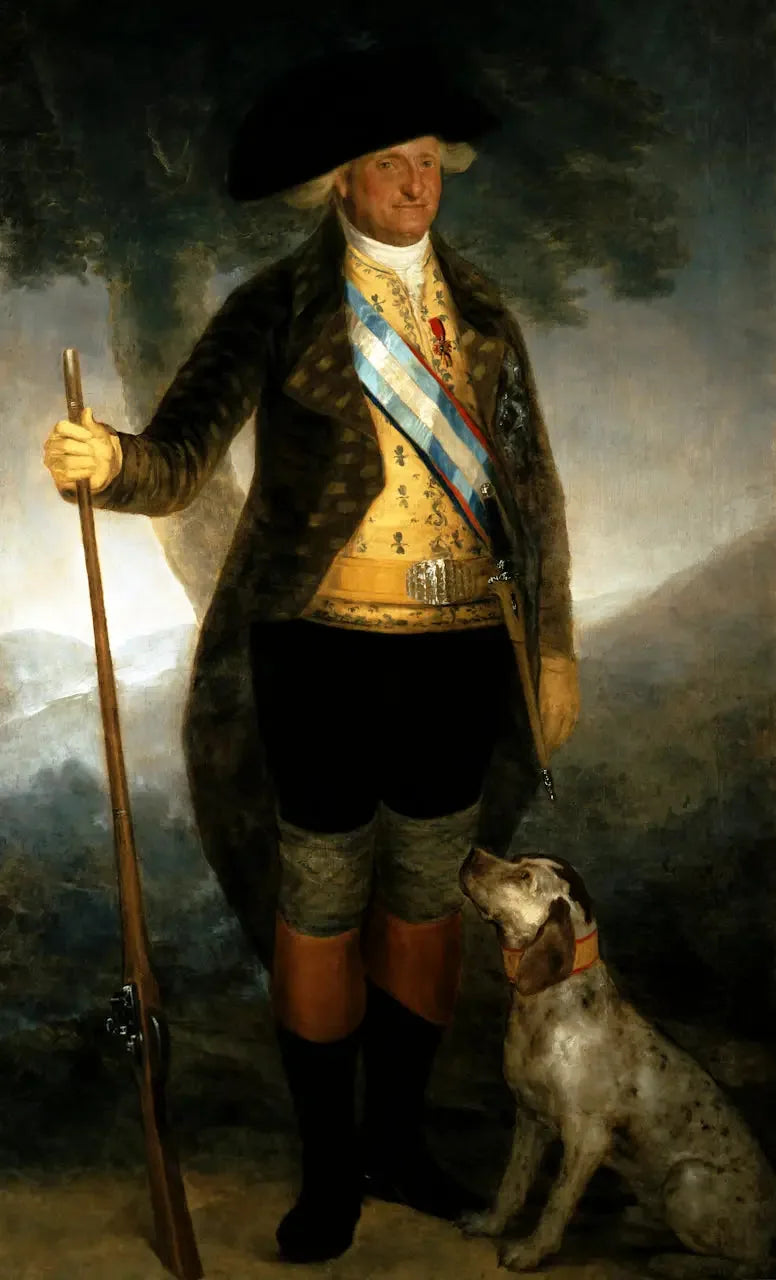 Retrato de Carlos IV, rei da Espanha - Francisco de Goya