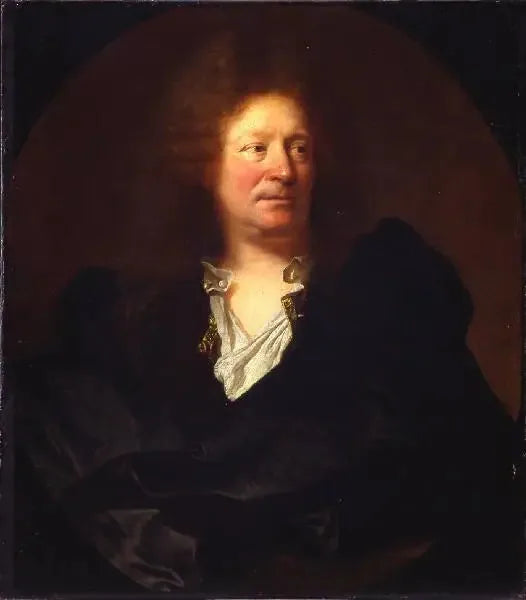 Retrato de Charles de La Fosse (1636-1716) - Hyacinthe Rigaud