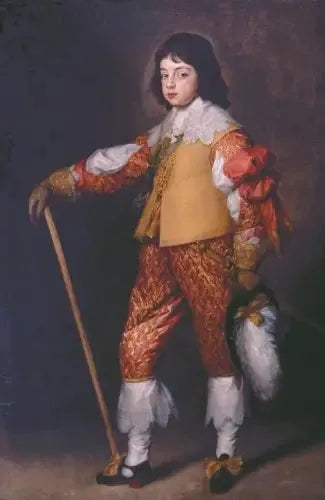 Retrato de Carlos, príncipe de Gales, futuro Carlos II - Antoine van Dyck