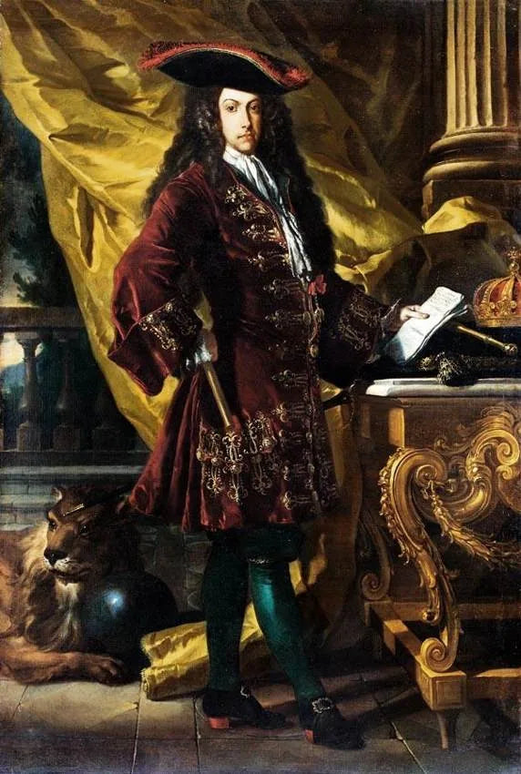 Retrato de Carlos VI, imperador do Sacro Império Romano-Germânico (1685-1740) - Francesco Solimena